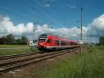 429 030 als RE 33216 Sassnitz-Rostock unterwegs bei Rambin.  ...