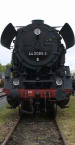 44 0093-3 im AW Meiningen am 05.09.2009  ...