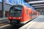 br-440-coradia-continental-db Als BR 440 703-7 stand der 'Donau - Isar - Express' am 01.07.10 Richtung Passau Hbf in M�nchen abfahrtbereit am Gleis 25.