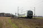 br-440-coradia-continental-private 440 401 von Agilis bei einer Testfahrt am 19.3.10 bei Hohnhorst.