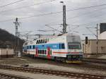 Der 471 020 am 04.04.2010 bei der Einfahrt in �st� ...