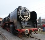 br-50-50-drg-dr-db-050-053-db Rottweil 29.11.2009 Dampflok 50 245 steht und wartet auf bessere Zeiten.