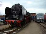 50 1849 in BW Leipzig Plagwitz, Dampflokfest 27.03.2010.  ...