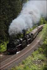 50 3501 und 41 018 d�rfen diesmal den Pendelzug von ...