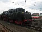 br-50-50-drg-dr-db-050-053-db Die Baureihe 50 3501 bei den Dampftagen in Bebra mit einem Holzzug.