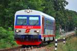 br-5047 5047 045 erklimmt die Steigung kurz nach dem Verlassen der Haltestelle Herzogenburg-Wielandsthal. (26.7.2010)