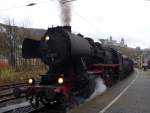 Die 52 8106 legte am 07.11.09 auf dem Weg zur ... Die 52 8106 legte am 07.11.09 auf dem Weg zur ...