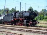 Die 52 740 8 in Donaueschingen am 01/08/09.  ...