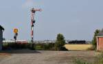52 8079-7 passiert am 15.08.2009 mit einem Zug nach Nieb�ll ...