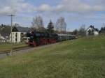 52 8079-7 ist am 28.11.09 mit ihren Reko-Wagen der Gattung ...