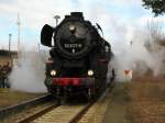 52 8177-9 am 07.03. in Wendisch Rietz, die starke Rauchentwicklung ...