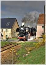 52 8154-8 auf der Fahrt von Leipzig nach Freital-Hainsberg zur ...