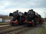 52 9900 und 8154 in BW Leipzig Plagwitz, Damplokfest 27.03.2010. ...
