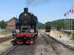br-52--kriegslok-52-drg-dr-db--nicht-052-db- TKt48 87 ex PKP und 52 467 der CFV 3V am 7.-7.-2010 in Treignes