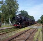 52 1360-8 & 52 8154-8 vor dem Fotog�terzug Leipzig - ...