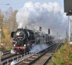 Sonderzug mit Br 52 ...  Maik Christmann 30.10.2011