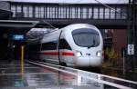 Der ICE-TD aus Kopenhagen und Arhus hat am 12.12.09 sein ...