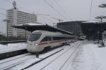 Der ICE-TD aus Kopenhagen am 10.1.2010 bei der Durchfahrt durch ... Der ICE-TD aus Kopenhagen am 10.1.2010 bei der Durchfahrt durch ...