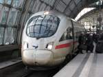 Ein ICE-TD aus Kopenhagen, der zweite Zugteil fuhr am 05.02. ...