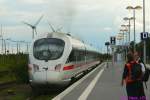 DB 605 (Diesel-ICE) auf der Vogelfluglinie 04: 05.06.2009, 18.46 Uhr, ...