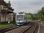 br-609-integral Der VT 112 am 23.05.2010 bei der Durchfahrt in Untersteinach. 