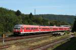 br-610-pendolino Drei 610er am 31.08.2009 in Hersbruck.