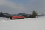 610 009 am 16.02.2010 bei Sulzbach-Rosenberg.  ...
