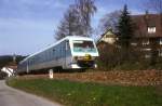 br-610-pendolino 610 504  Freudenstadt  24.04.92  ( Testfahrt )