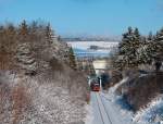 br-611-neigetechnikzuge 611 013-4 als RE 22307 (Rottweil-Neustadt(Schwarzw)) am 2. Januar 2010 bei H�fingen.