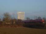 Doppeltraktion Br 611 als IRE 3108 Ulm Hbf - Basel ...