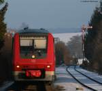 611 044-9 und 037-3 als IRE 3108 (Ulm Hbf-Basel Bad ...