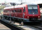 611 017 als RE nach Neustadt (Schwarzw) in Ulm Hbf, ...