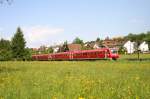 611 547 als IRE 3261 nach Albstadt-Ebingen durcheilt am 22.05.2010 ...