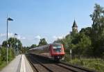 br-611-neigetechnikzuge 611 035 + 611 529 als IRE 3103 (Basel Bad Bf - Ulm Hbf) am 29. Mai 2010 in Stahringen.
