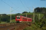 611 036-5 als RE 3205 (Triberg-Ulm Hbf) am km 70,0 ...