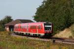 br-612-regioswinger-dbag 612 992 und zwei unbekannte 612 am 31.08.2009 in Hersbruck.