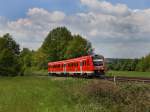 br-612-regioswinger-dbag Der 612 657 am 23.05.2010 als RE nach Hof unterwegs auf der Schiefen Ebene. 