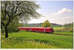 Ein Wackeldackel (VT612) zw. Harsdorf und Trebgast; 22.5.2010.  ...