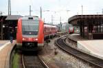 612 551 und 612 122 kurz vor der Abfahrt im ...