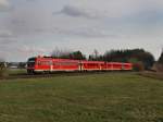 Der 612 604 und ein weiterer am 02.04.2010 unterwegs bei ...