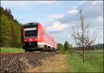 br-612-regioswinger-dbag 612 061/561 ist als RE von Bayreuth Hbf nach Lichtenfels unterwegs. (Trebgast am 23.05.2010)