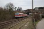 614 039+040 als RE Schwandorf-N�rnberg am 30.03.2010 vor der Kulisse ...