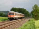 614-005 am 27.05.2010 als Umleiter RE bei Zeitlarn  ...