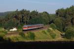 br-614 614 005/006 am 21.07.2010 als RE3543 bei der ehemaligen Blockstelle Mainshof