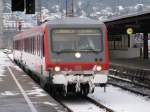 Der Triebwagen 628 340 von Neustadt/Schwarzwald nach Ulm Hbf bei ...