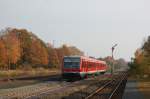 Nachschuss auf 628 562 in Richtung Uelzen.
Munster 01.11.2009  ...