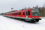 br-628-----928--629 628 573 kurz vorm Bahnhof Munster am (29.01.10)