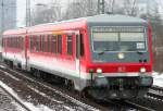 Der 628 499-2 / 928 499-2 f�hrt als RB38 aus ...