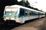 br-628-----928--629 628 508-4/928 508-1 mit RB 7372 Bottrop-Oberhausen auf Bottrop Hauptbahnhof am 17-10-1995. Bild und scan: Date Jan de Vries. 