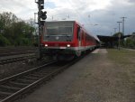 br-628-----928--629 Br 628 f�hrt aus dem Bahnhof K�ln West heraus und f�hrt weiter in richtung K�ln Hbf